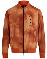 BoohooMAN - Belstaff Parameter Brown Bomber Jacket - Lyst