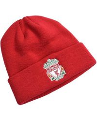 BoohooMAN - Liverpool Fc Official Knitted Turn Up Hat - Lyst