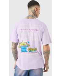 BoohooMAN - Tall Toy Story T-shirt In Lilac - Lyst