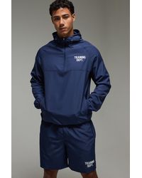 BoohooMAN - Training Dept Woven Short Tracksuit - Lyst