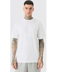 BoohooMAN - Tall Basic Crew Neck T-shirt - Lyst