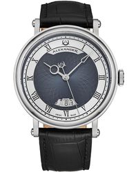 BoohooMAN - Alexander Alexander A153 Luxury Swiss Automatic Classic 43mm Stainless Steel Luxury Watch With Brass Dial And Sapphire Crystal - Lyst