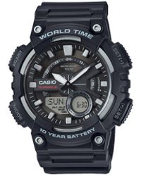 BoohooMAN - Casio Aeq-110w-1avef Collection 47mm Quartz Watch - Lyst