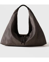 Borbonese - Plie Borsa Hobo Large - Lyst