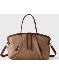 Borbonese - Frame Borsa Bauletto Medium - Lyst