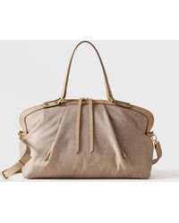 Borbonese - Frame Borsa Bauletto Medium - Lyst