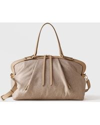 Borbonese - Frame Borsa Bauletto Medium - Lyst