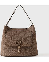 Borbonese - Premiere Borsa Hobo Medium - Lyst