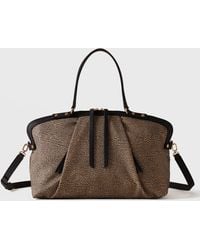Borbonese - Frame Borsa Bauletto Medium - Lyst