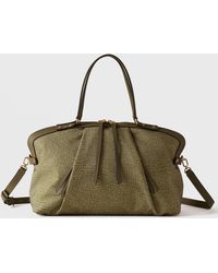 Borbonese - Frame Borsa Bauletto Medium - Lyst
