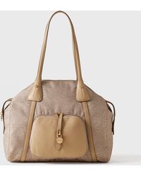 Borbonese - Poche Borsa Shopping Medium - Lyst