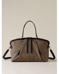 Borbonese - Frame Borsa Bauletto Medium - Lyst