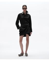 Bottega Veneta - Wool Grain De Poudre Skirt - Lyst