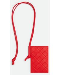 メンズ Bottega Veneta イントレチャート バッジホルダー