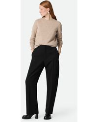 Bottega Veneta - ウールツイル ワイドレッグパンツ - Lyst