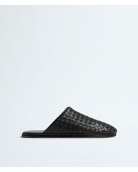 Bottega Veneta - Intrecciato Leather Slippers - Lyst