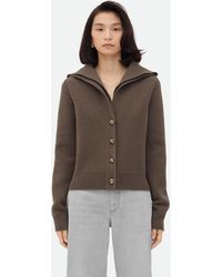 Bottega Veneta - Compact Wool Cardigan - Lyst