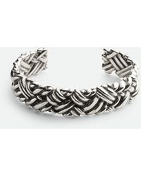 Bottega Veneta - Intreccio Medium Cuff Bracelet - Lyst