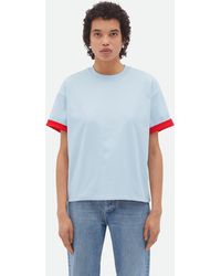Bottega Veneta - Double Layer Cotton T-Shirt - Lyst