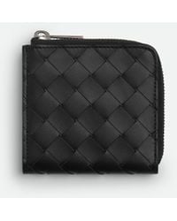 Bottega Veneta - イントレチャート スクエア ジップアラウンドウォレット - Lyst