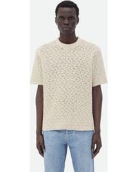 Bottega Veneta - Cotton Crochet T-Shirt - Lyst
