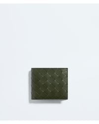 Bottega Veneta - Intrecciato Bi-Fold Wallet With Coin Purse - Lyst