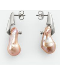 Bottega Veneta - Large Pearl Earrings - Lyst
