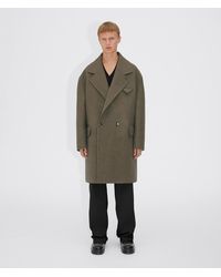 グリーン ロングコート ウィンターコート メンズ Lyst