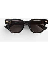 Bottega Veneta - Intrecciato Panthos Sunglasses - Lyst