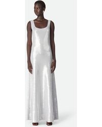 Bottega Veneta - Light Viscose Sequins Dress - Lyst