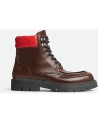 Bottega Veneta - Haddock Lace-Up Ankle Boot - Lyst