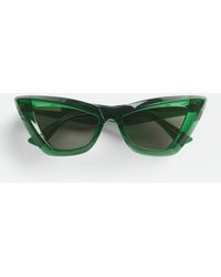 Bottega Veneta - Angle Sonnenbrille In Cat-eye-form - Lyst