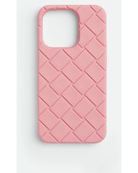 Bottega Veneta Iphone 14 Pro Case - Pink