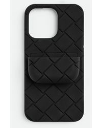 Bottega Veneta Airpodsホルダー付き テックラバー Iphone 13 Pro ケース - ブラック