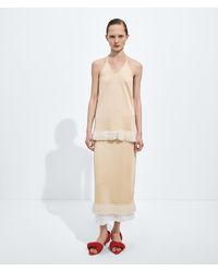 Bottega Veneta - Silk Double Knit Skirt - Lyst