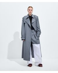 Bottega Veneta - Wool And Mohair Trench Coat - Lyst
