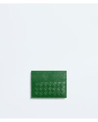 Bottega Veneta - Woven Mycelium Credit Card Case - Lyst
