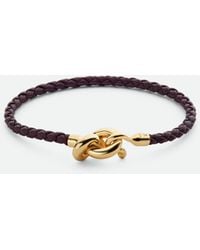 Bottega Veneta - Leather Knot Bracelet - Lyst