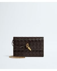 Bottega Veneta - Andiamo Pouch On Chain - Lyst