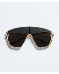 Bottega Veneta - Knot Shield Sunglasses - Lyst