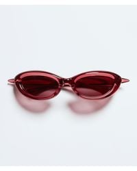 Bottega Veneta - Sardine Oval Sunglasses - Lyst