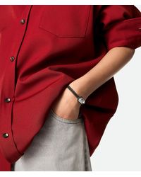 Bottega Veneta - Knot Lederarmband - Lyst