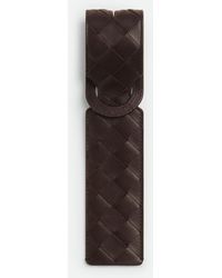 Bottega Veneta - Intrecciato Long Tag Holder - Lyst