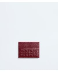 Bottega Veneta - Woven Mycelium Credit Card Case - Lyst