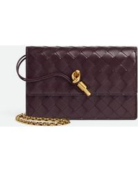 Bottega Veneta - Andiamo Pouch Mit Kette - Lyst