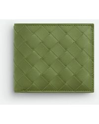 Bottega Veneta - Intrecciato Bi-Fold Wallet With Coin Purse - Lyst