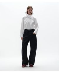 Bottega Veneta - Compact Cotton Poplin Shirt - Lyst