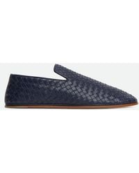 Bottega Veneta - Leather Intrecciato Sunday Slippers - Lyst