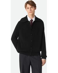 Bottega Veneta - Cotton English Rib Cardigan - Lyst