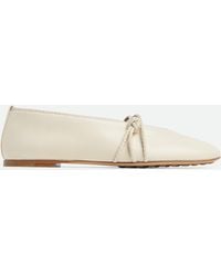 Bottega Veneta - Rosa Mary-Jane Ballerina - Lyst